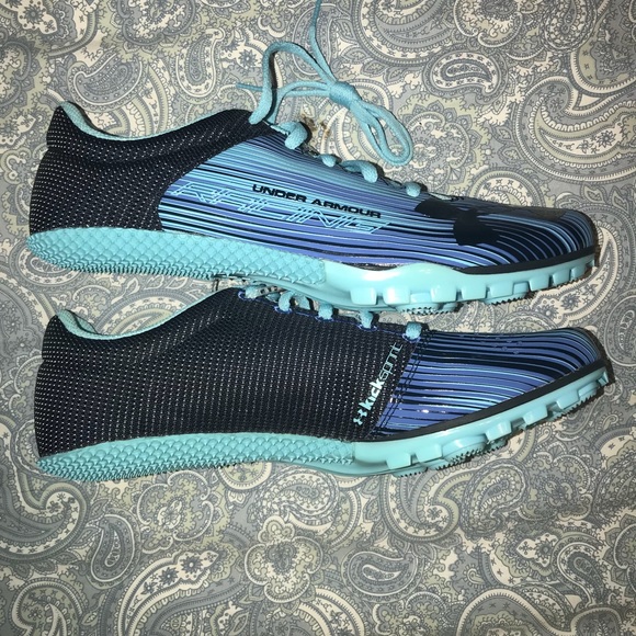 Unisex Under Armour Blue Cleats - Picture 2 of 5